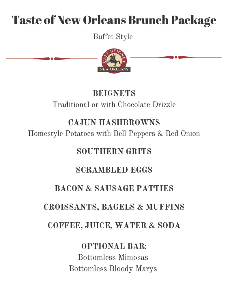 Page 5: Taste of New Orleans Brunch Package